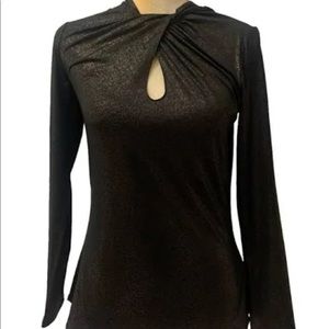 Ted Baker London Black Long Sleeve Top